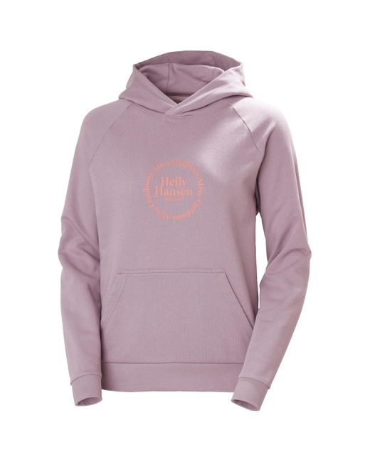 Core Graphic Hoodie M di Helly Hansen in Purple