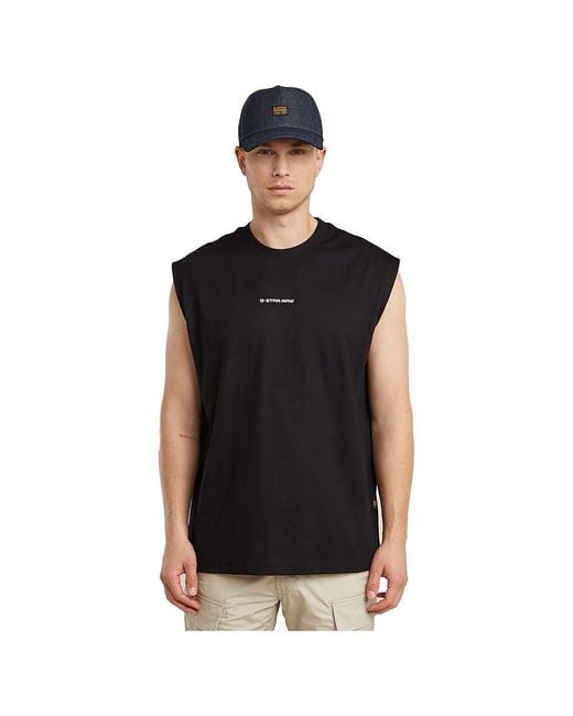 G-STAR Boxy SL R T Camiseta G-Star de hombre de color Black
