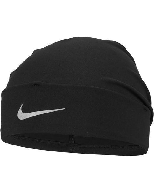 Nike Black 2024 Cuffed Dri-Fit U Peak Beanie for men