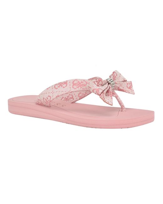 Tongs Tuta pour femme Guess en coloris Pink