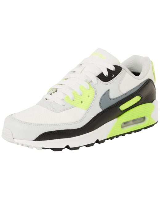 Nike Fd5810-102 Air Max 90 Gore-tex Summit White/cool Grey-volt