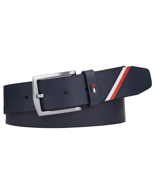 Cinturones corporativos Denton 3.5 para hombre Tommy Hilfiger de hombre de color Black