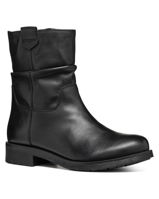 Geox Black D Rawelle A Ankle Boot