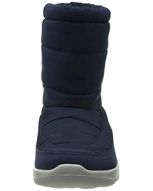 Skechers On The Go Joy Stay Cozy Snow Boot In Navy Blue Lyst