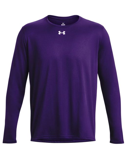 Under Armour Team Tech S Long Sleeve in Purple Lyst UK