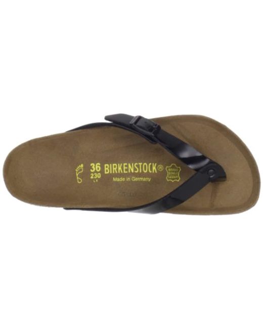 Birkenstock Adria Thong Sandal in Black | Lyst