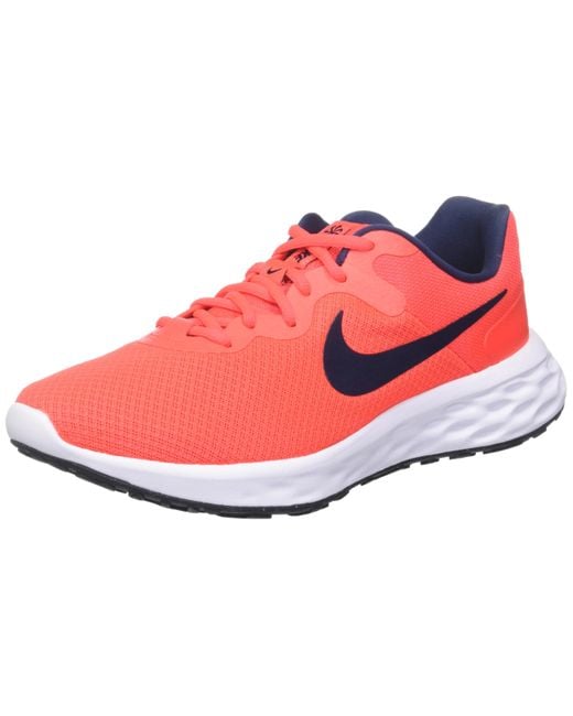 Nike Red Revolution 6 Road Running Shoes for men