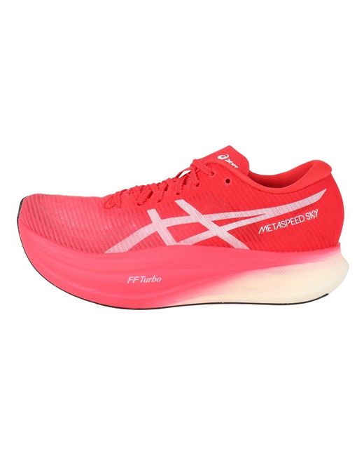 Asics Red Metaspeed Sky Plus Running Shoes - Aw23 for men