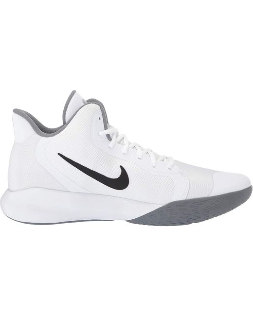 Nike Precision Iii Basketball Shoe in White | Lyst