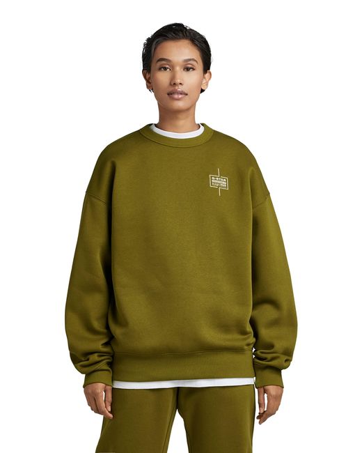 G-Star RAW Core Loose R Sw Sweater in het Green
