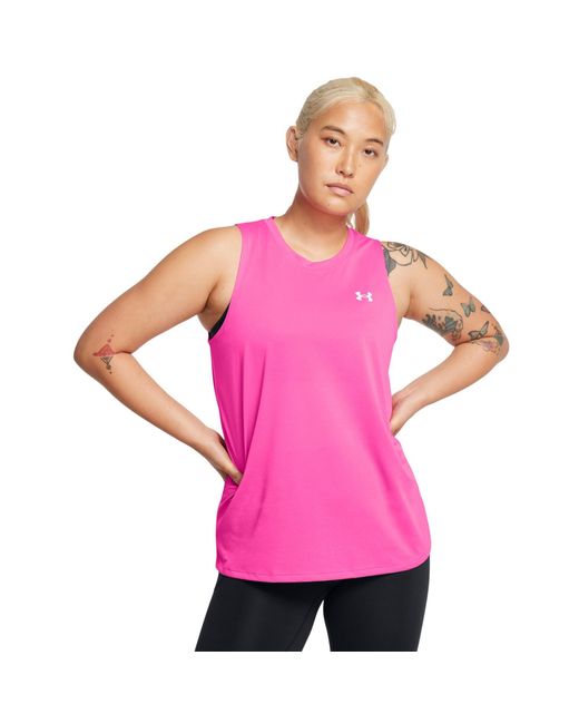 Under Armour S Tech Tank Top, in Pink Lyst UK
