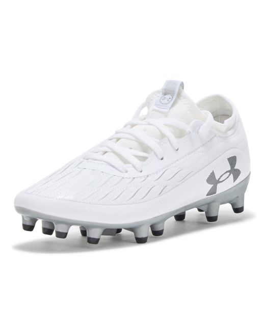 Magnetico Select 4 Jr. Scarpe da calcio da ragazzo di Under Armour in White da Uomo