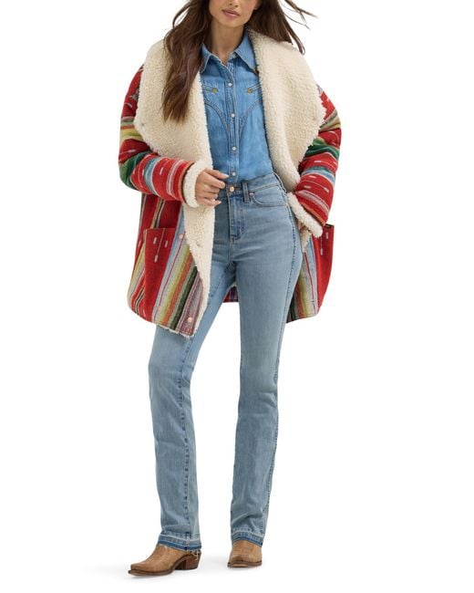 Wrangler Blue X Lainey Wilson Sunburst Aztec Coat