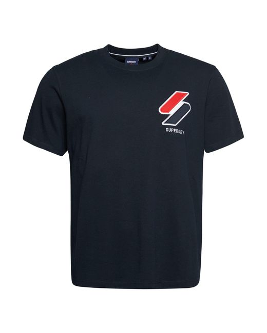 Superdry Klassisches T-Shirt mit Applikation Dunkles Marineblau M in Blue für Herren