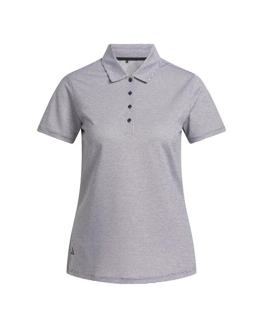 Adidas Gray Ottoman Short Sleeve Polo Shirt Golf