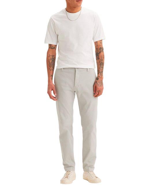 Levi's Broek Xx Chino Std Ii,mirage Gray Shady Gd,30w / 32l in het Black voor heren