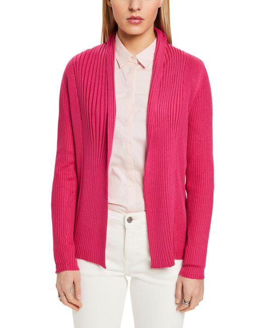 994ee1i301 Suéter cárdigan Esprit de color Pink