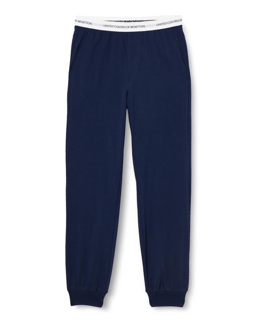 Benetton Blue Pant 30963f02r Pajama Bottom