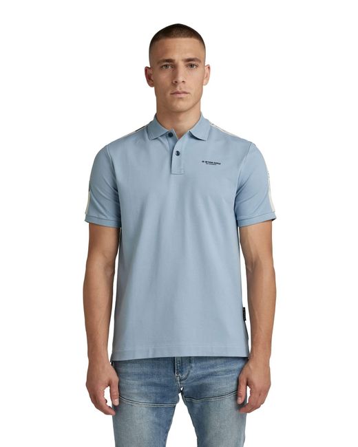 G-Star Tape Poloshirt in Blue für Herren