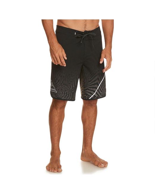 Quiksilver Black Surfsilk New Wave 20 Board Shorts for men