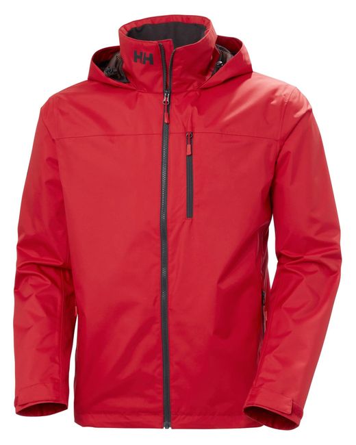 Helly-Hansen Giacca con cappuccio da uomo Crew 2.0 di Helly Hansen in Red da Uomo