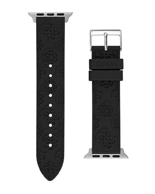 Guess Smartwatch Band Compatibel Met Apple Horloge in het Black