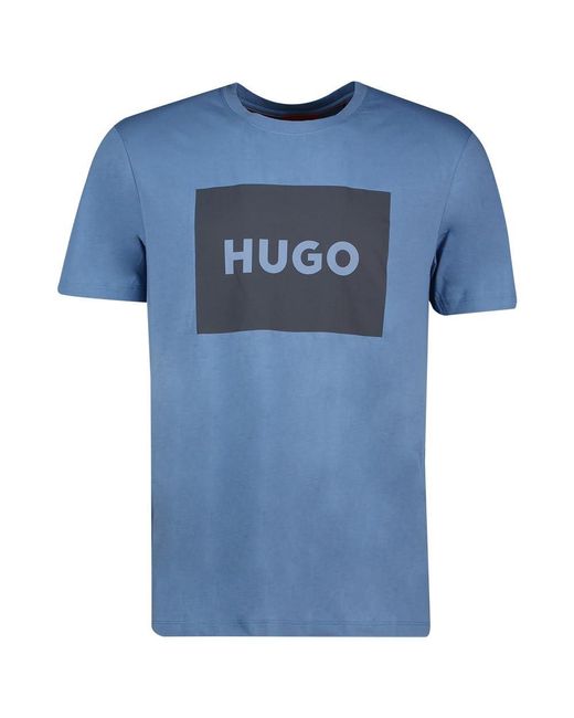 HUGO Blue Dulive222 T Shirt for men