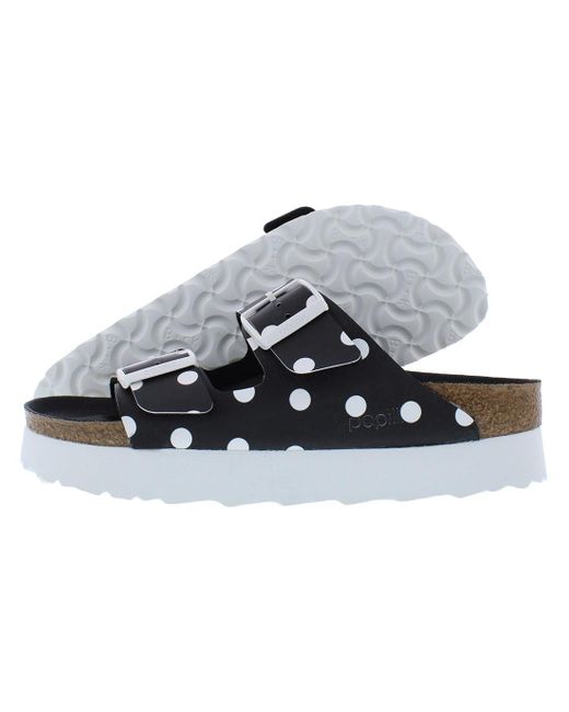 Birkenstock Gray Papillio Arizona Platform Sandal-vegan