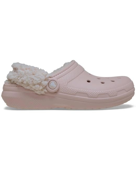 CROCSTM Gray Classic Fleece Lined Clog 38-39 EU Quartz