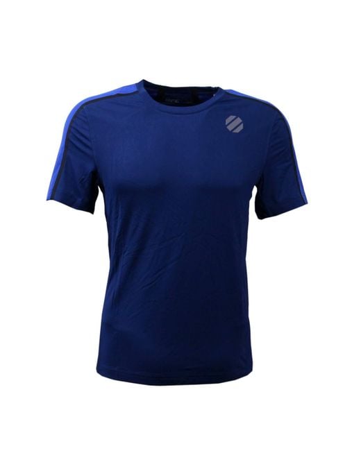 Reebok Ufc Blue Speedwick Performance Compression Training Top T-shirt Aj0142 for men