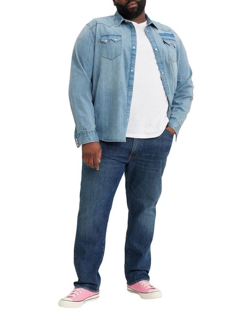 Big & Tall 511 Slim Fit Jeans di Levi's in Blue da Uomo