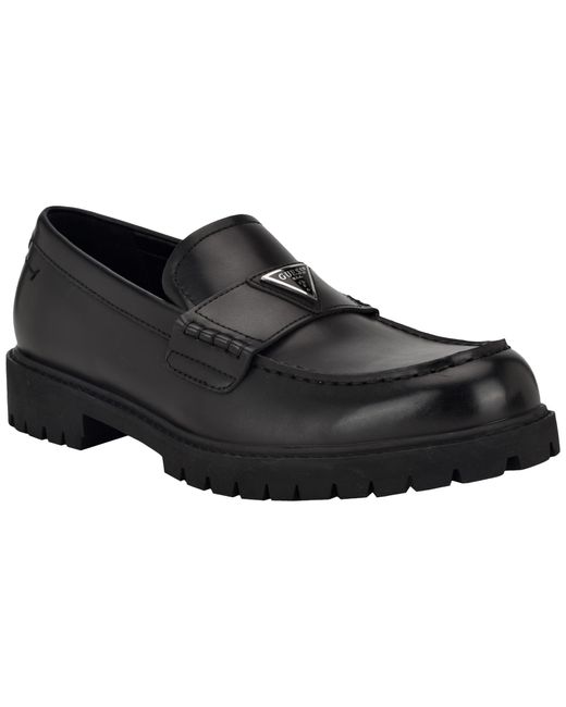 GUESS Men's Alai Driving Loafers - Memory Foam Comfort Slip-On Shoes