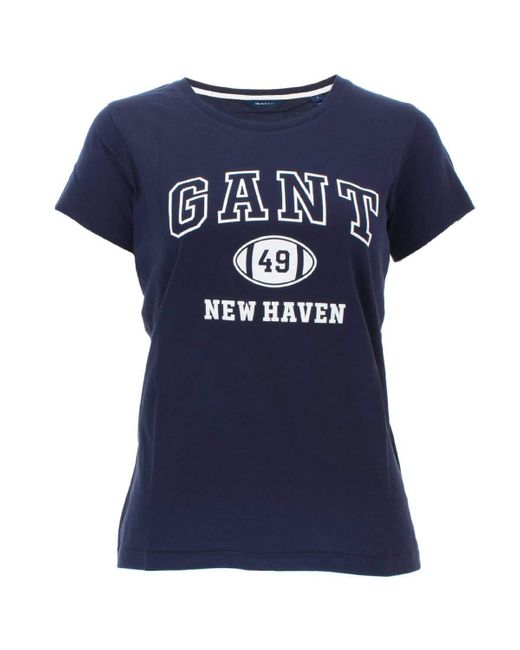 Gant Blue MD. The Summer Logo SS T-Shirt
