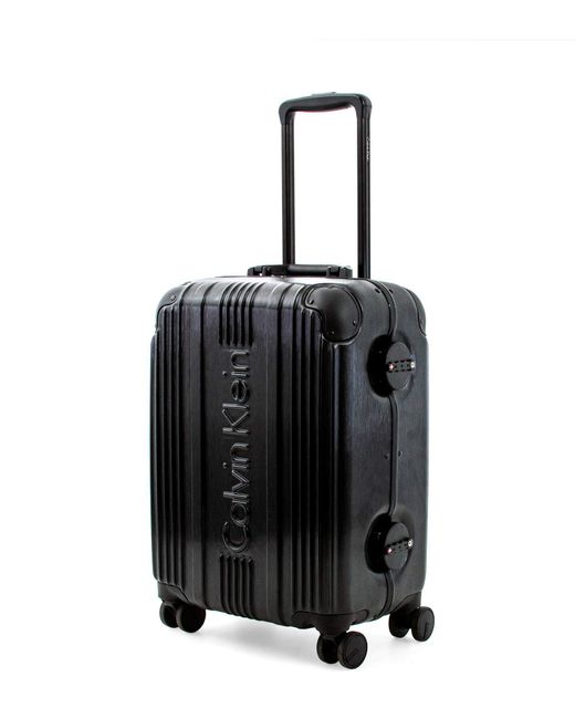 Calvin Klein Black Fulton 2.0 Hardside Spinner Luggage With Tsa Lock