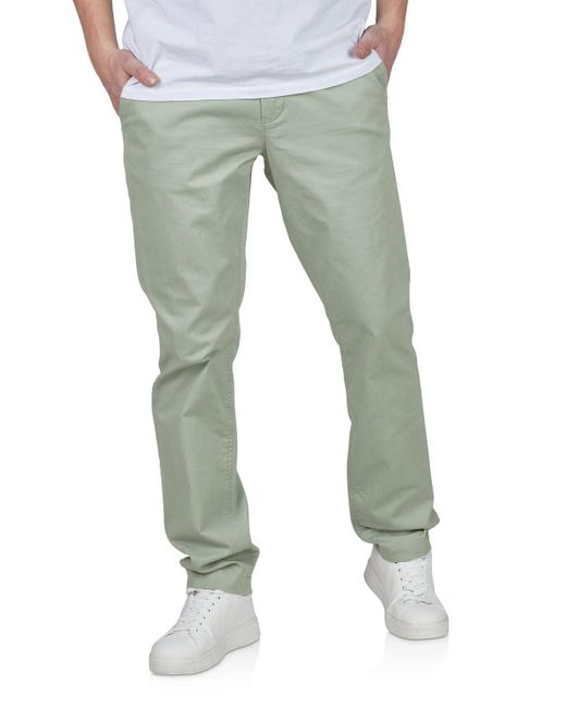 Tom Tailor Chino Hose Regular Fit Stretch Stoffhose Einfarbig in Gray für Herren