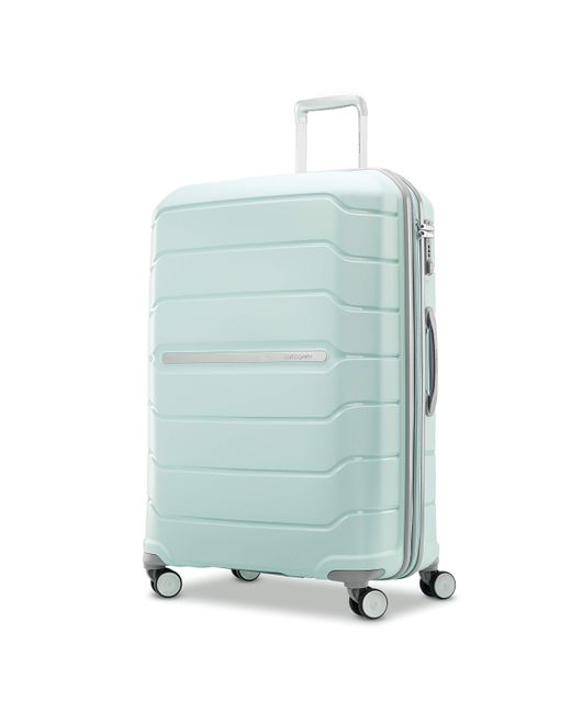 Valise Rigide Samsonite Vintage Bordeaux Avec Roulettes + Clés Et Code
