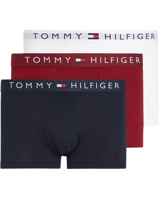 Tommy Hilfiger Blue 3p Trunk Wb Um0um03181 for men