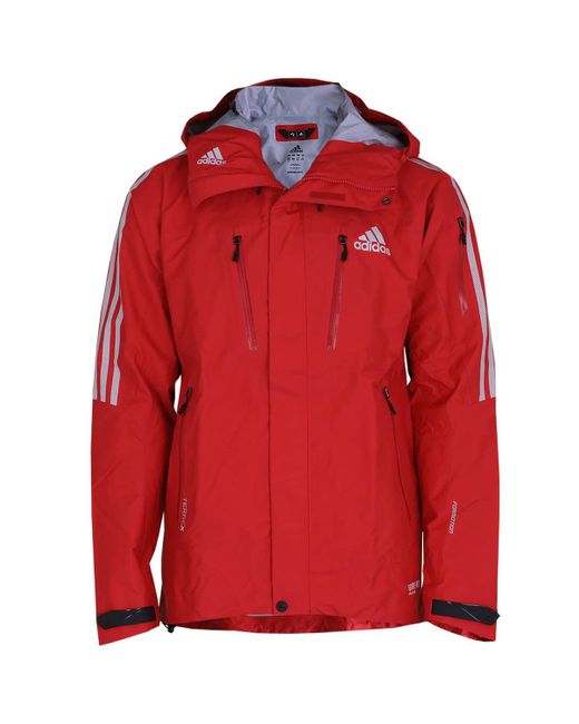 Adidas Terrex GORE-TEX Jacke PRO Shell Outdoor Promo Jacket in Red für Herren