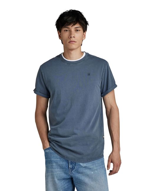 G-Star RAW Blue Lash T-shirt T-shirt for men