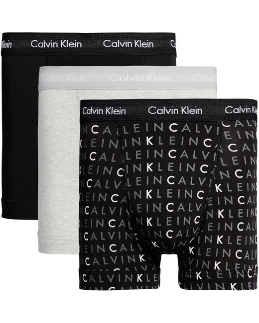 Calzoncillos Tipo bóxer Calvin Klein de hombre de color Black