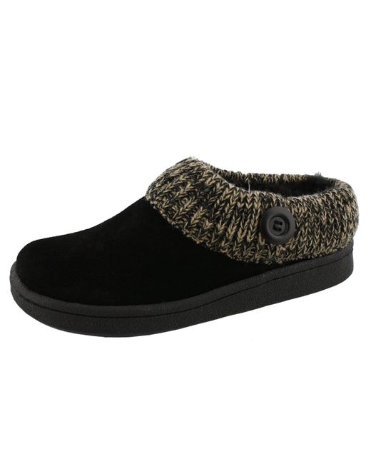 clarks knit collar clog
