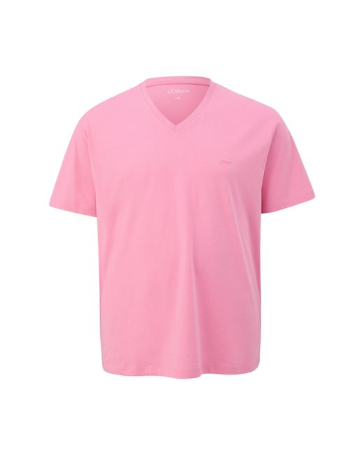 S.oliver 2152964 T-Shirt in Pink für Herren