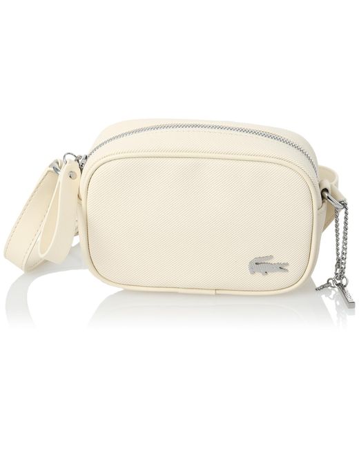 Lacoste Daily Lifestyle Crossover Bag Xs Bone White in het Black