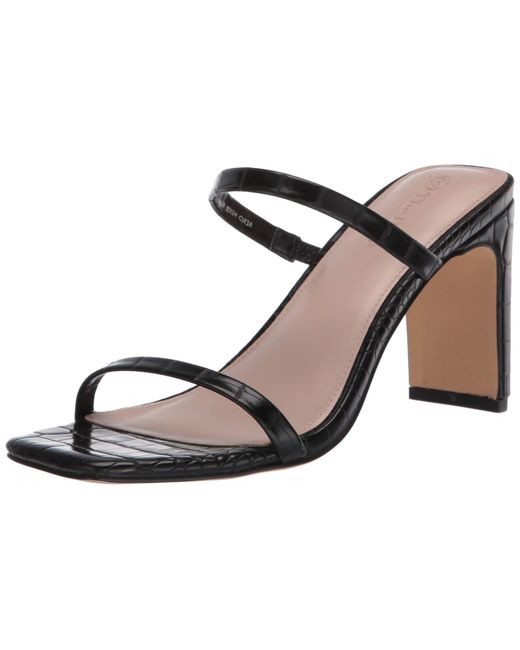 Avery Sandales À Talons Hauts et Bout Carré The Drop en coloris Black