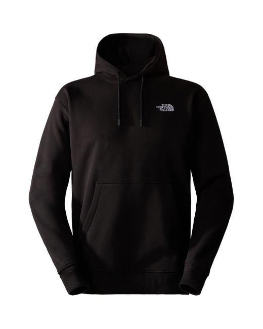 The North Face Black Essential Hooded Sweatshirt for men