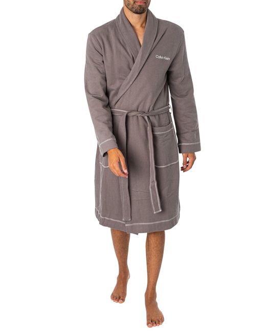 Robe 000NM2504E Accappatoi di Calvin Klein in Gray da Uomo