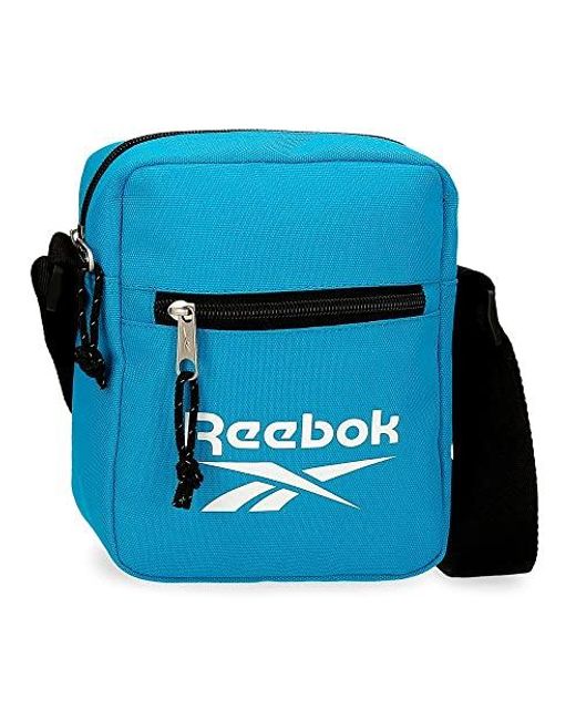 Reebok Boston Shoulder Bag Blue 17x21x7 Cms Polyester for Men | Lyst UK