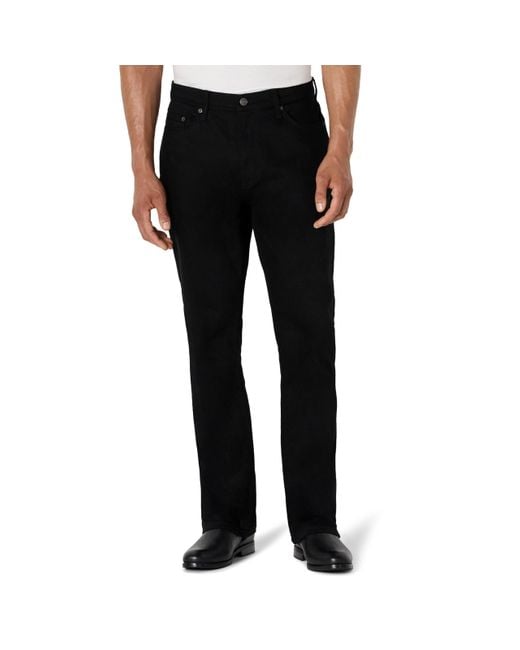 Vaqueros Tipo Bootcut de Corte Recto con Poca Elasticidad Hombre Amazon Essentials de hombre de color Black
