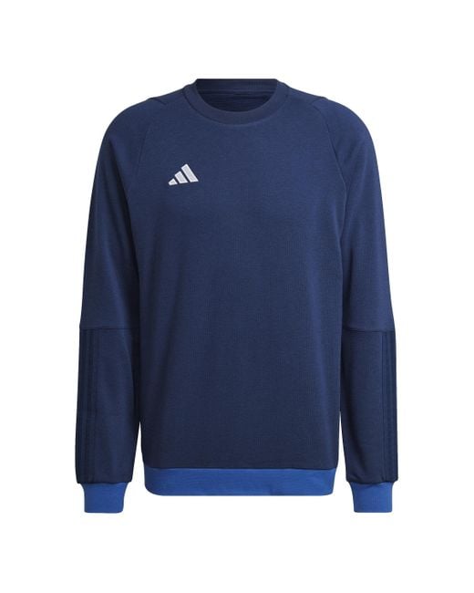 Adidas Blue Tiro 23 Competition Crew Sweatshirt for men