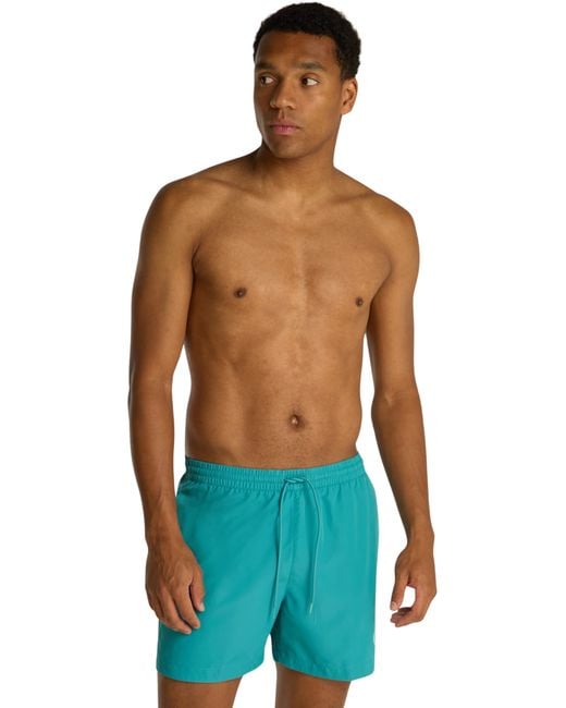 Calvin Klein Badeshorts Medium Drawstring Mittellang in Blue für Herren